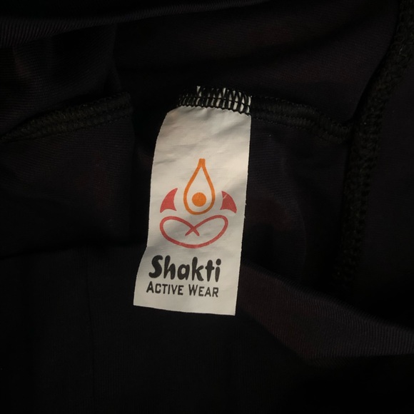 NWOT Shakti Active Wear Black Yoga Pants Size Small - Picture 5 of 5